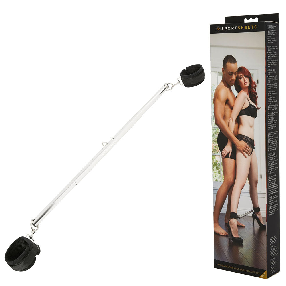 Sportsheets Expandable Spreader Bar & Cuffs