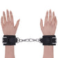 Sportsheets Signature Midnight Muse Handcuffs - Black
