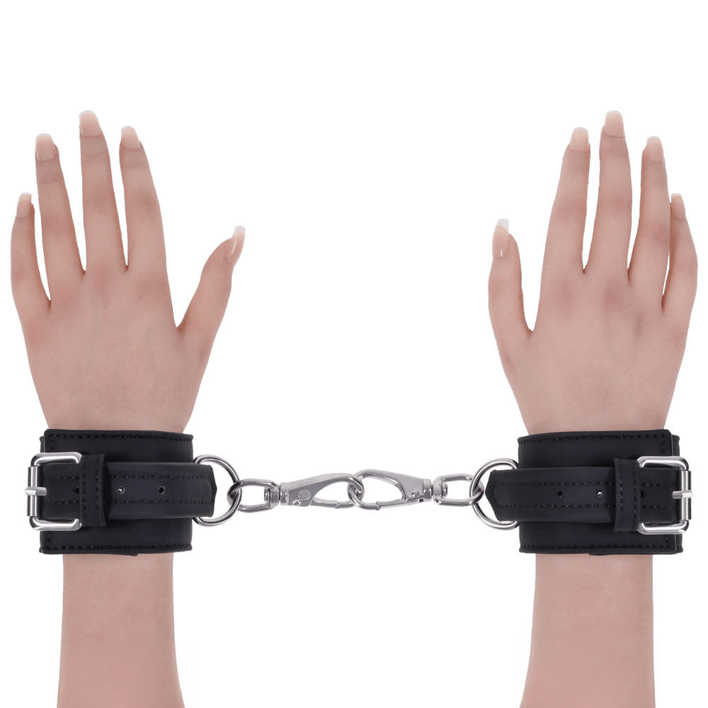 Sportsheets Signature Midnight Muse Handcuffs - Black