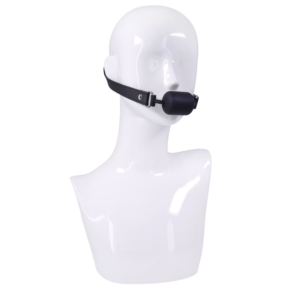 Sportsheets Signature Midnight Muse Barrel Gag - Black