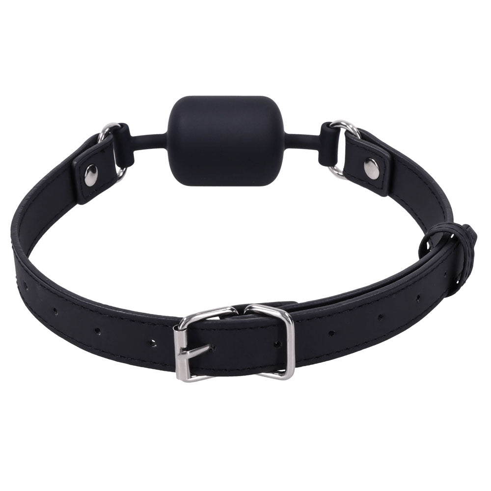 Sportsheets Signature Midnight Muse Barrel Gag - Black