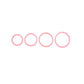Sportsheets Coral Rubber Oring-4 Pack - Cock Ring