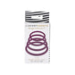 Sportsheets Plum Rubber Oring-4 Pack - Cock Ring