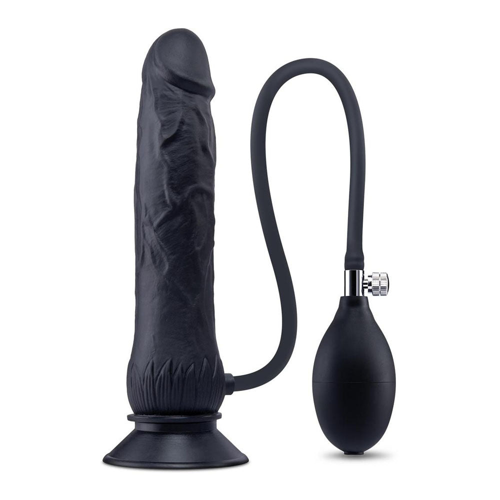 Size Up 7.5" Inflatable Dildo with Balls