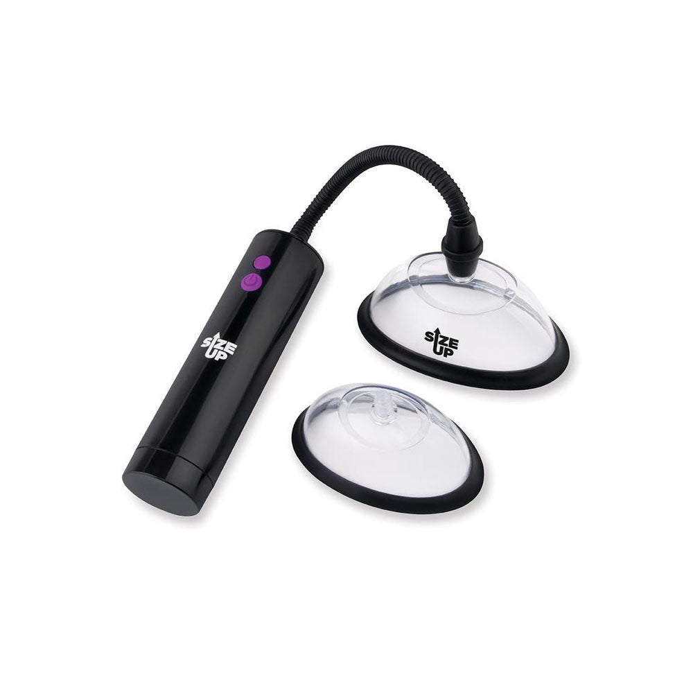 Size Up Rechargeable Power Plumper Pussy Pump with Interchangeable Chambers