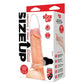 Size Up Vibrating 2" Penis Extender + Ball Loop - Clear 5cm Vibrating Penis Extension Sleeve