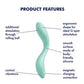 Satisfyer Rrrolling Pleasure G-Spot Vibrator Mint