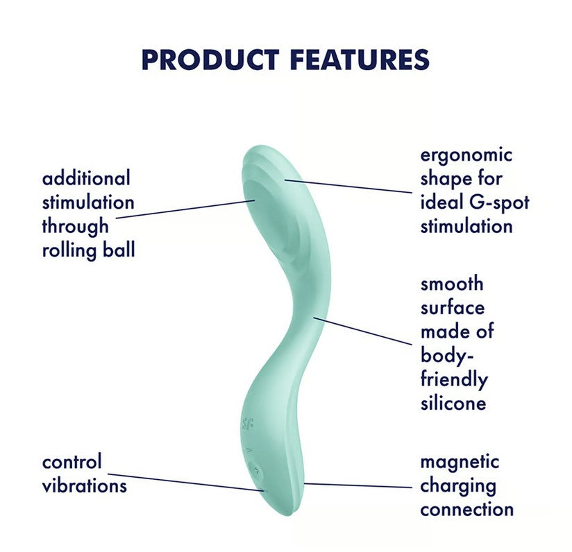 Satisfyer Rrrolling Pleasure G-Spot Vibrator Mint