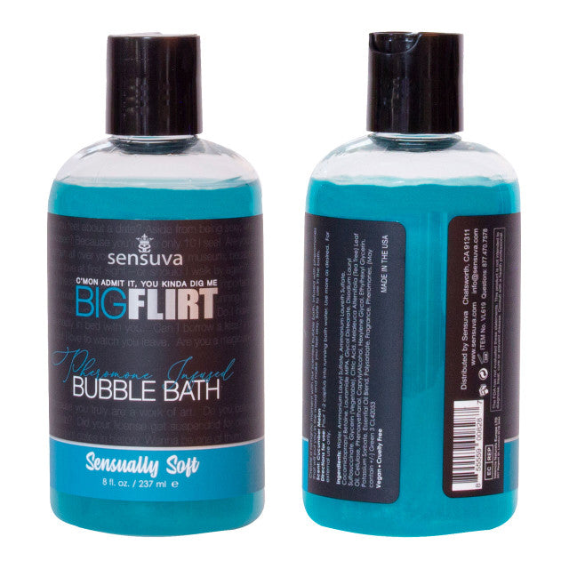 Sensuva Big Flirt Pheromone Bubble Bath - MULTIPLE SCENTS