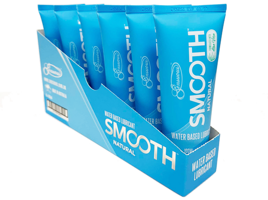 Sensuous Smooth Water Based Lubricant with Aloe Vera 100ml (SFP - 6 Units)