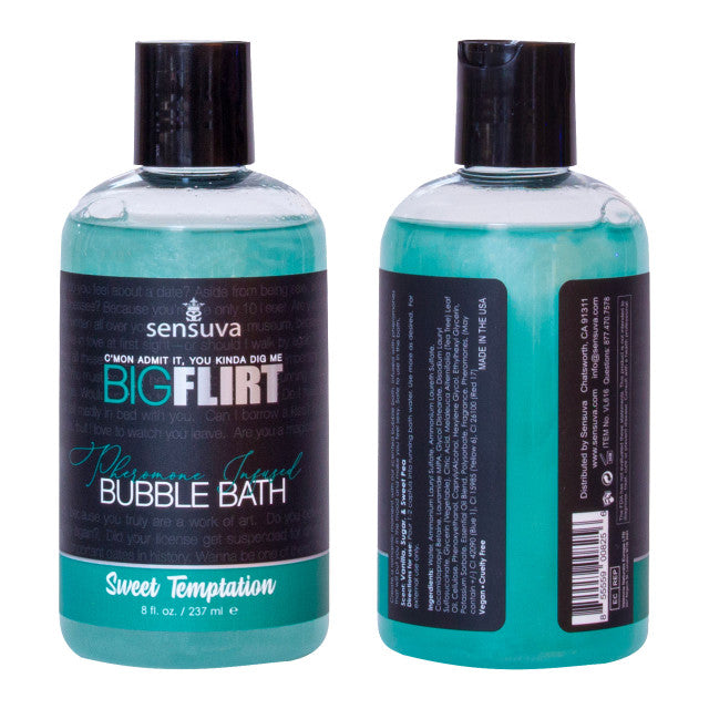 Sensuva Big Flirt Pheromone Bubble Bath - MULTIPLE SCENTS