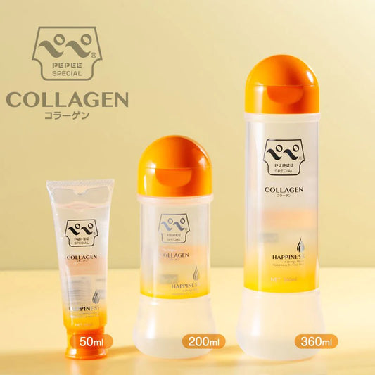 Pepee Collagen Water Based Lube Lubricant 50ml/200ml/360ml - MULTIPLE SIZES