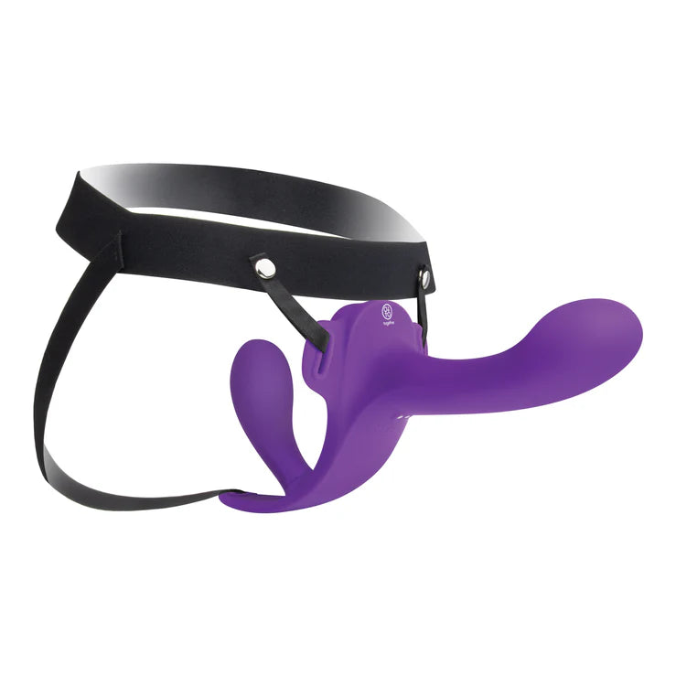 Electric EEL | Together Toy Lock-In Dual-Ended Vibrating Strap-On & Harness Set
