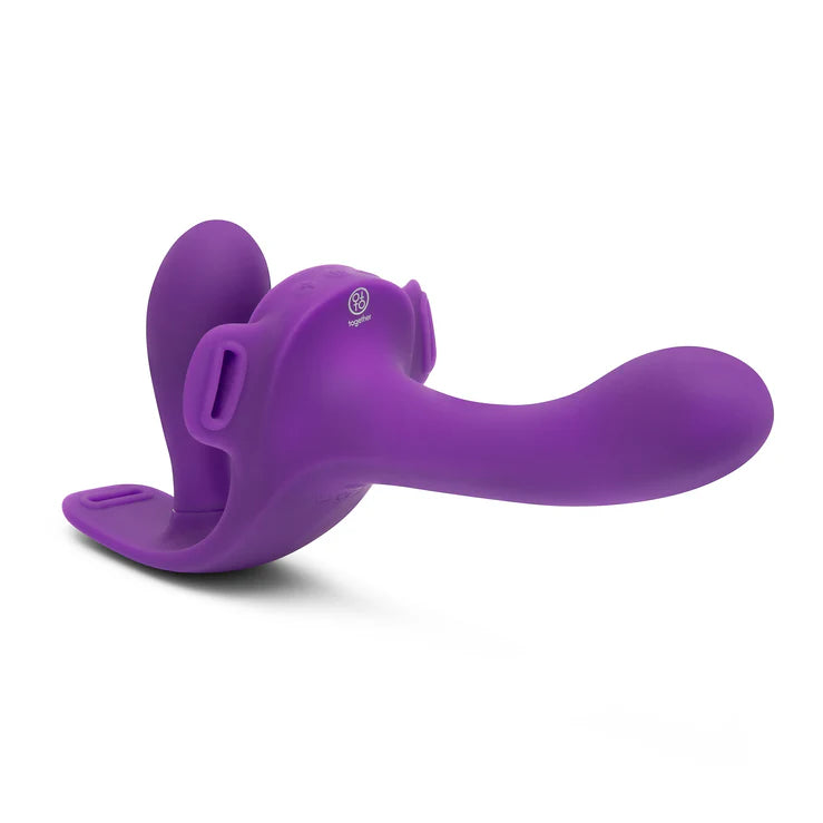Electric EEL | Together Toy Lock-In Dual-Ended Vibrating Strap-On & Harness Set
