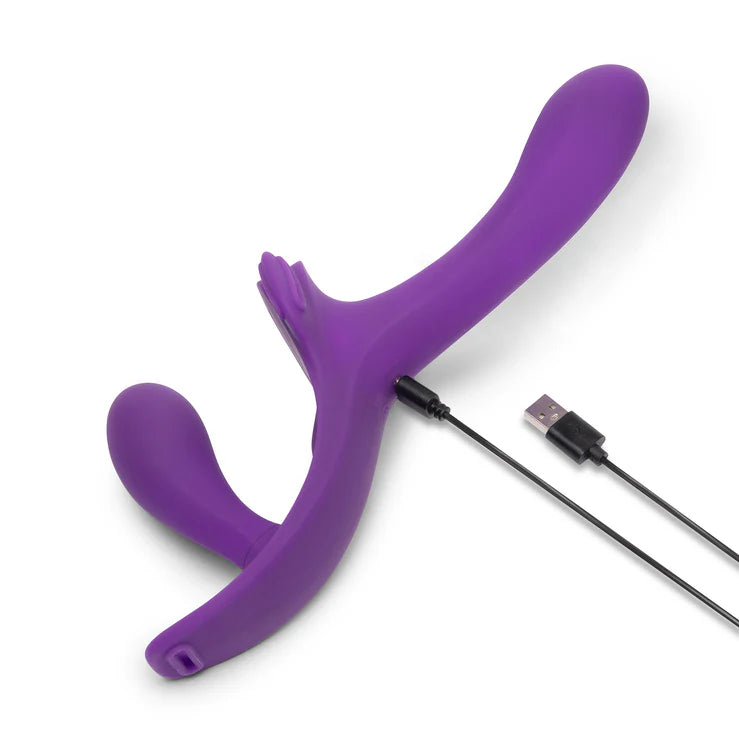 Electric EEL | Together Toy Lock-In Dual-Ended Vibrating Strap-On & Harness Set