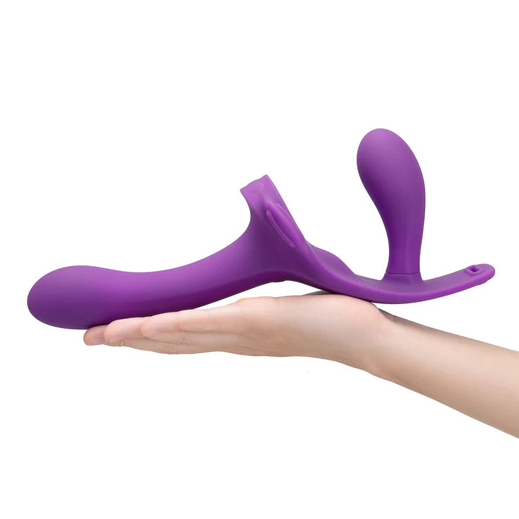 Electric EEL | Together Toy Lock-In Dual-Ended Vibrating Strap-On & Harness Set
