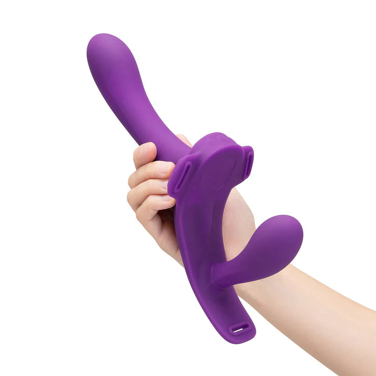 Electric EEL | Together Toy Lock-In Dual-Ended Vibrating Strap-On & Harness Set