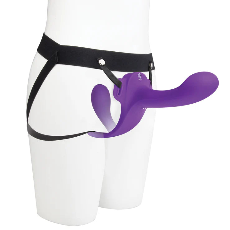 Electric EEL | Together Toy Lock-In Dual-Ended Vibrating Strap-On & Harness Set