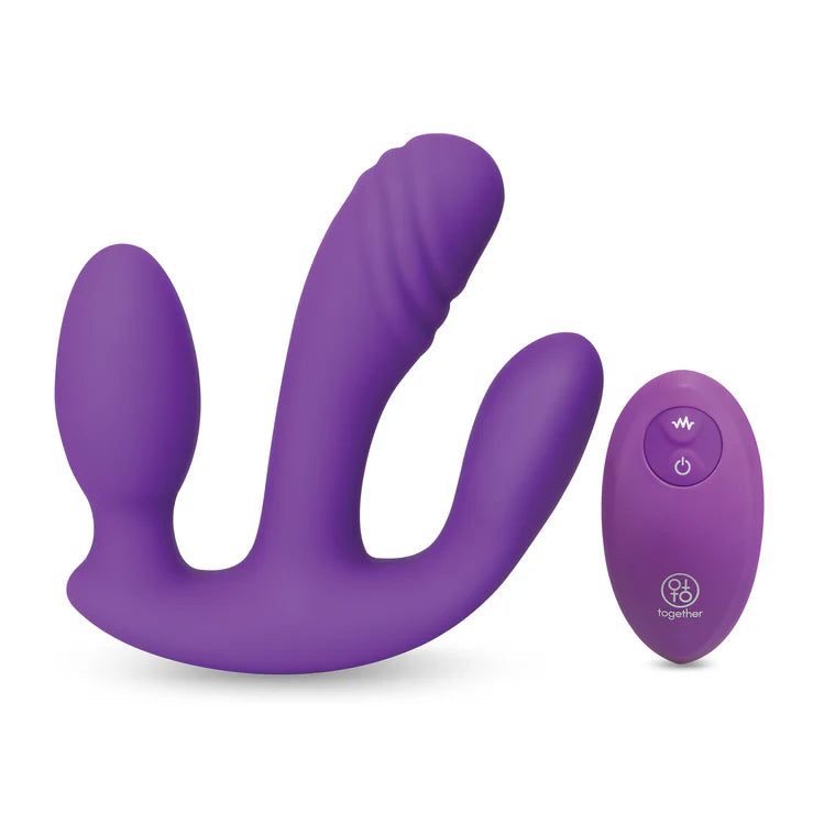 Electric EEL | Together Toy Blended Pleasure Remote Controlled Triple-Pronged Vibrator