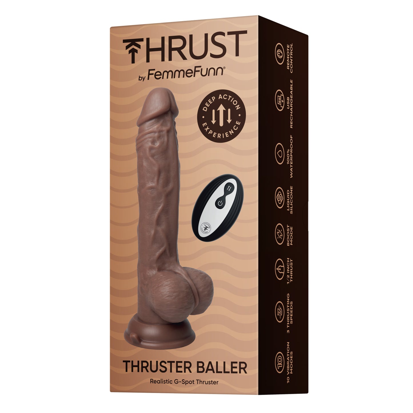 Femme Funn Thruster Baller Vibrator with Remote Control