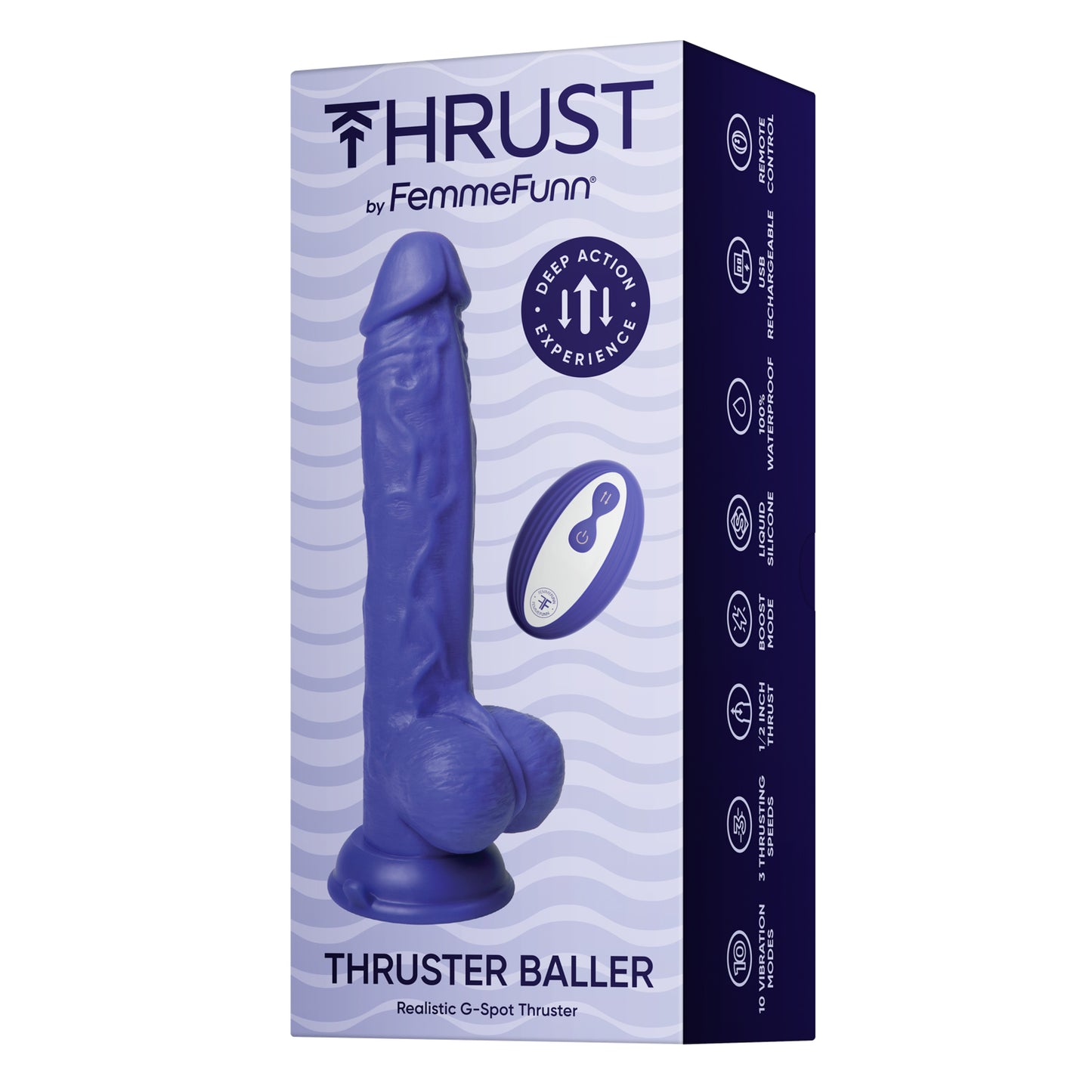 Femme Funn Thruster Baller Vibrator with Remote Control