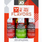 JO Tri Me Triple Pack Flavours Watermelon, Tropical Passion/Strawberry Lubricant - 3x30ml