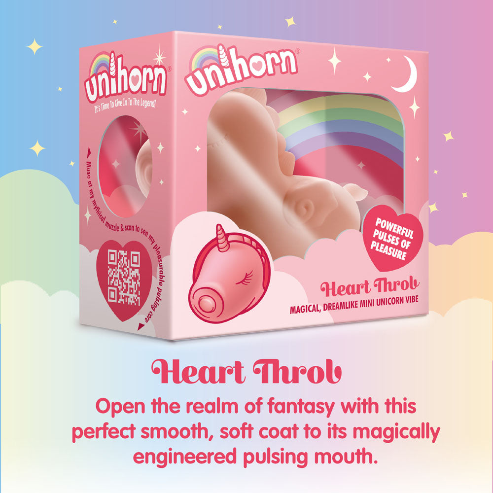 CreativeC | Unihorn Heart Throb Vibe - Discreet Mini Unicorn Vibrator