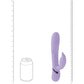 Shots Toys | VIVE Pallina Tapping G-Spot Clitoral Rabbit Vibrator Purple