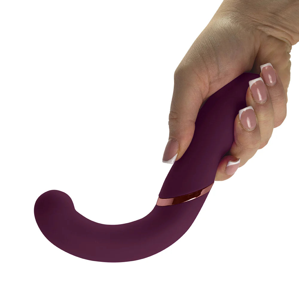 Rocks Off Variety Wearable Clitoral G-Spot Vibrator – Burgundy