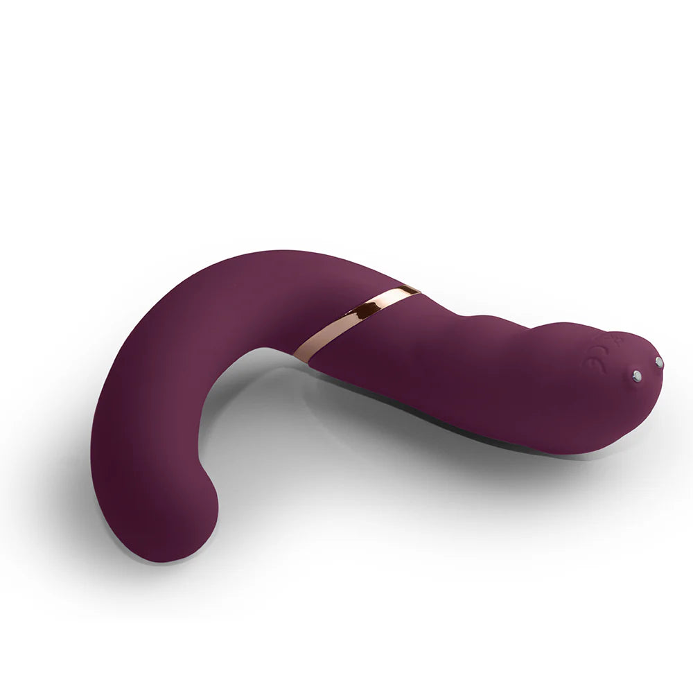 Rocks Off Variety Wearable Clitoral G-Spot Vibrator – Burgundy