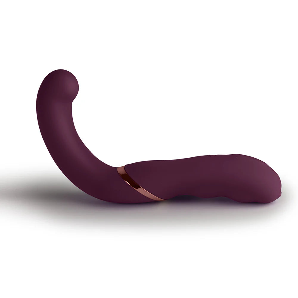 Rocks Off Variety Wearable Clitoral G-Spot Vibrator – Burgundy
