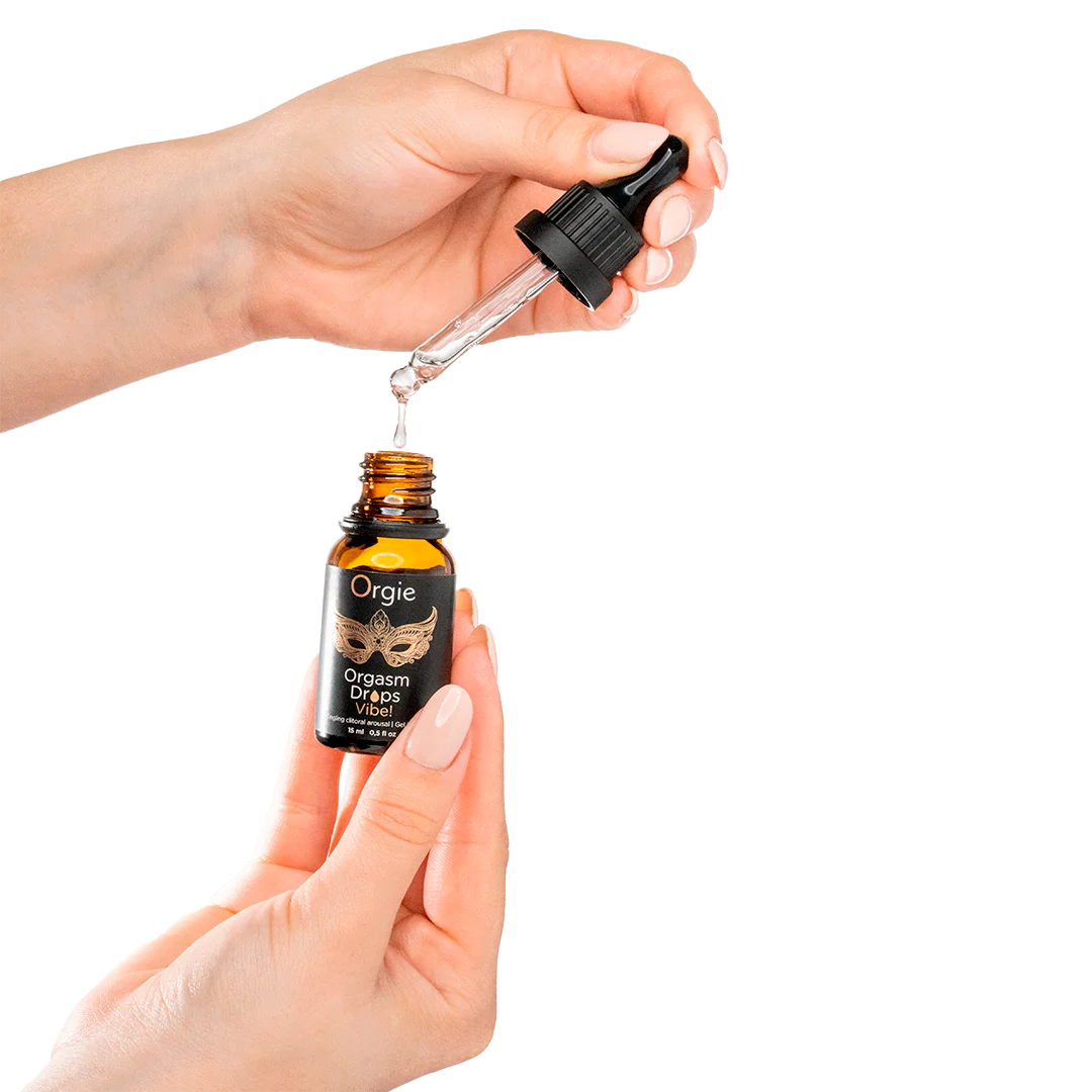 Orgie Orgasm Drops Vibe! - Kissable Arousal Gel 15ml