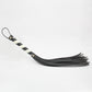 Love In Leather Black & Glow In The Dark Flogger WHI068