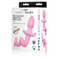 WhipSmart Furry Tales 3.5" Silicone Piggy Tail Butt Plug - Pink 8.9cm Butt Plug with Pig Tail