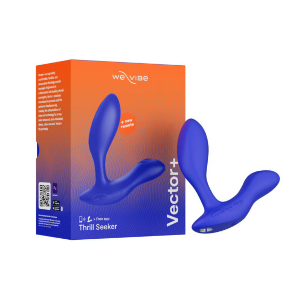 We-Vibe Vector+ Vibrating Anal & Prostate Massager (App & Remote)