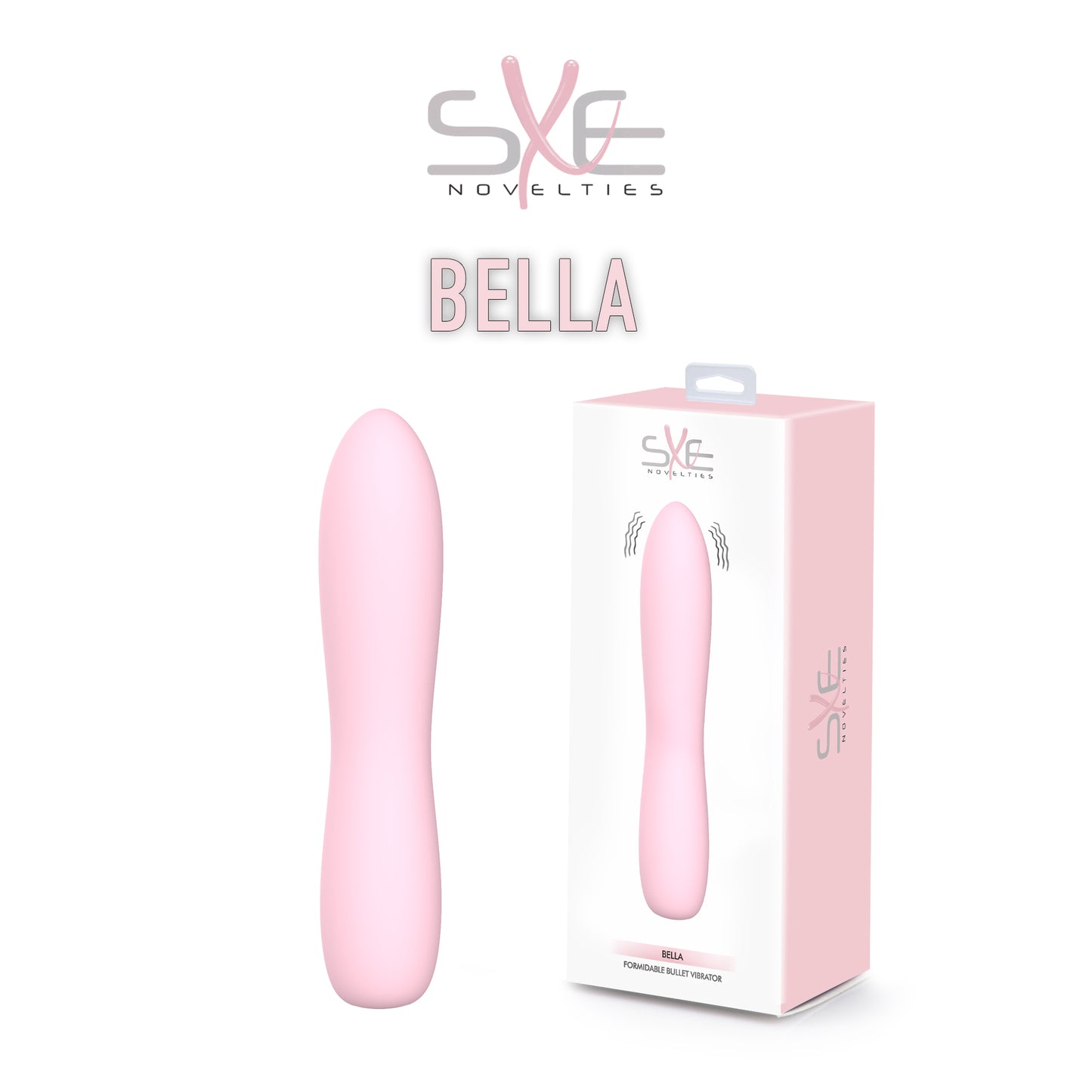 SXE Maya - Curve Silicone Vibrator (Pink)
