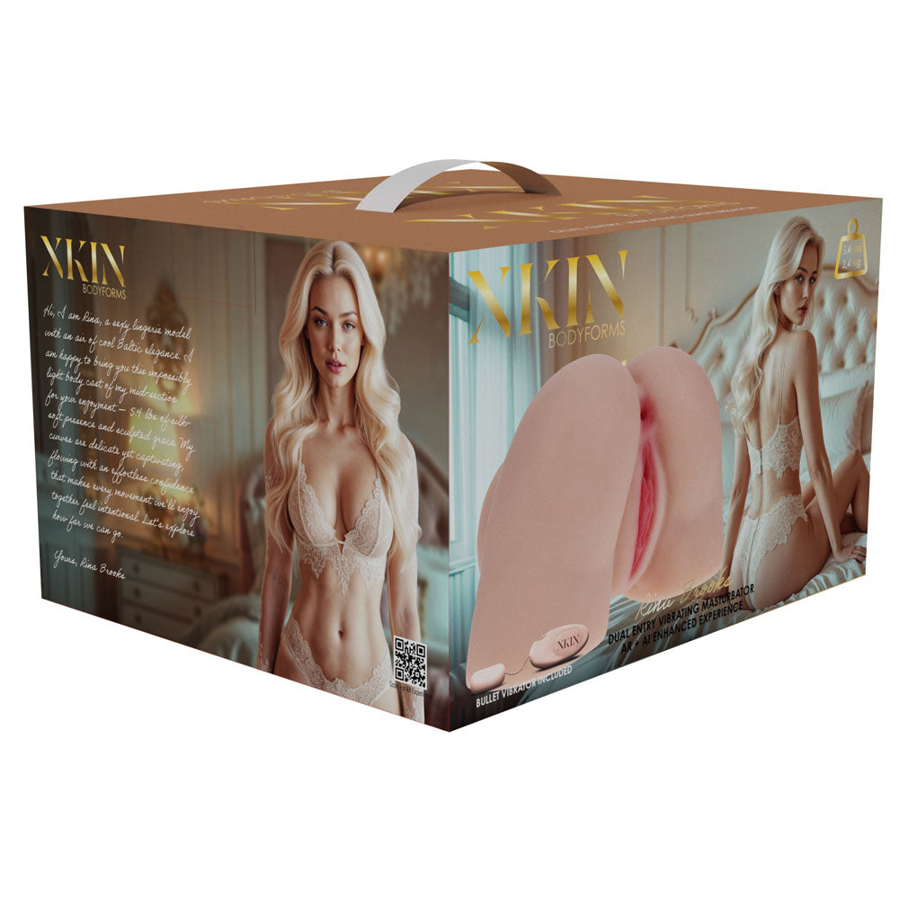 Shots Toys | XKIN Bodyforms Rina Brooks - Flesh Doggy-Style Torso Masturbator