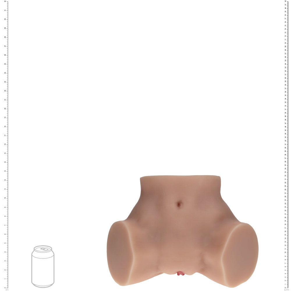 Shots Toys | XKIN Bodyforms Valentina Vellure - Tan Doggy-Style Torso Masturbator