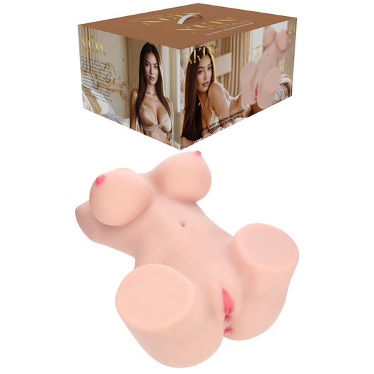 Shots Toys | XKIN Bodyforms Aveline Luxe - Flesh Lifelike Mini Torso Masturbator