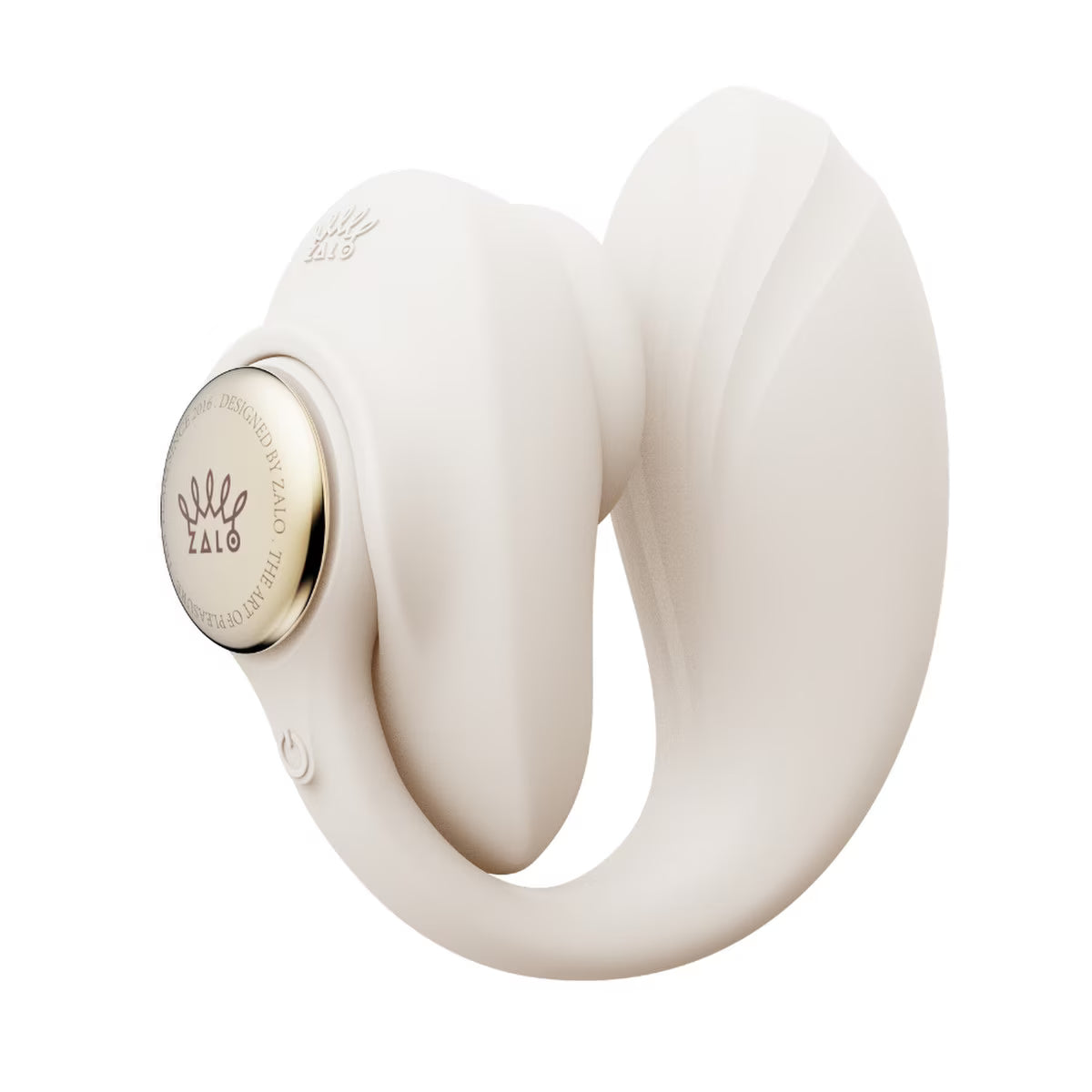 ZALO Deya Wearable Suction Vibrator with Remote Control - Ivory White