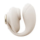 ZALO Deya Wearable Suction Vibrator with Remote Control - Ivory White