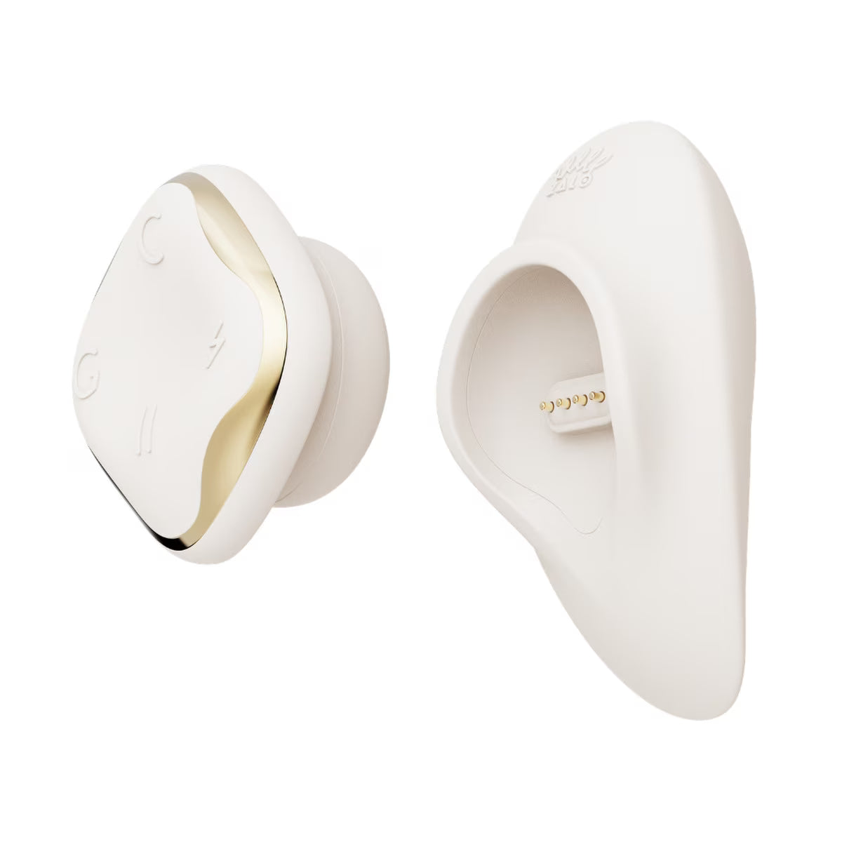 ZALO Deya Wearable Suction Vibrator with Remote Control - Ivory White