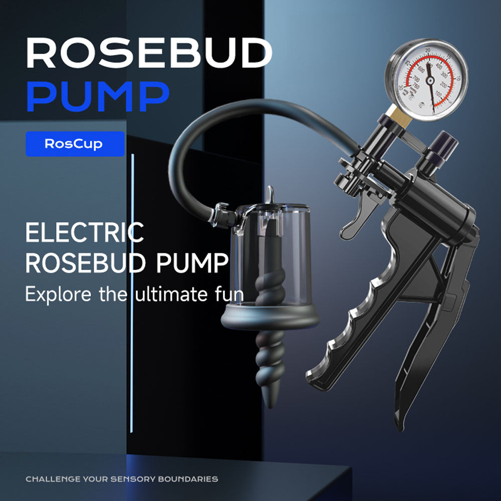 LuvPump Rosebud Manual Anal Pump
