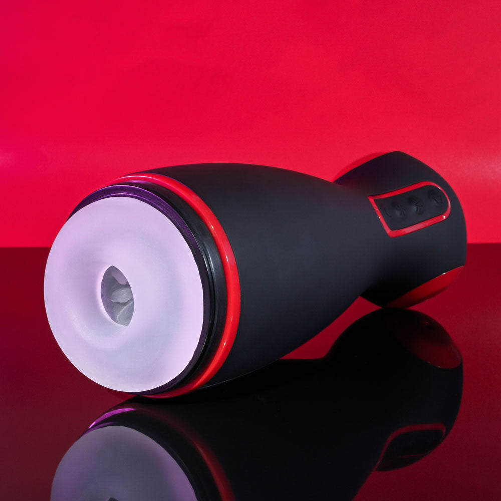 Zero Tolerance TIGHT SQUEEZE Rechargeable Vibrating Squeezing Talking Stroker