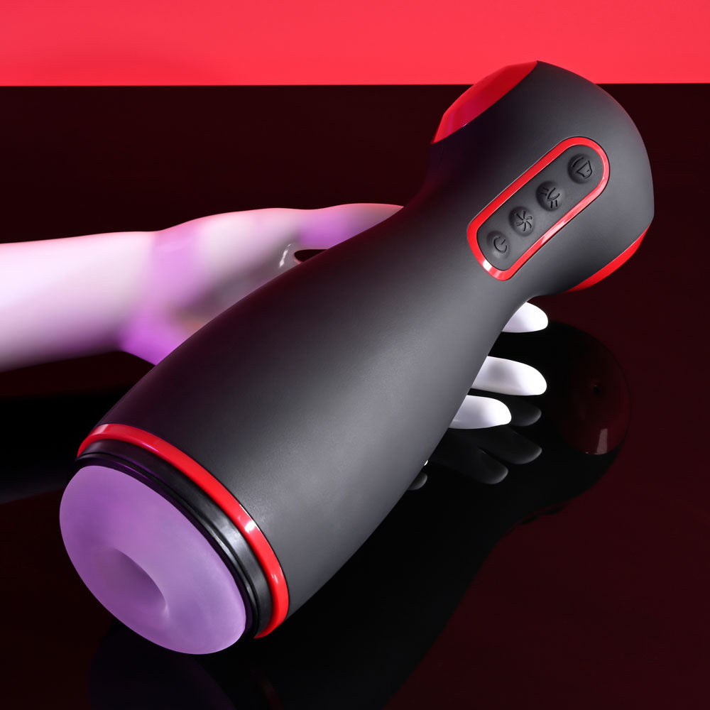 Zero Tolerance TIGHT SQUEEZE Rechargeable Vibrating Squeezing Talking Stroker