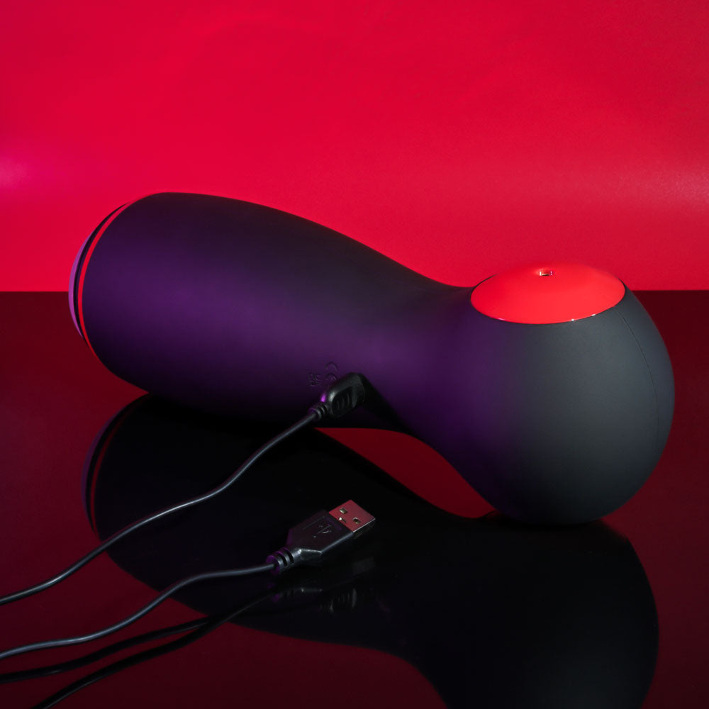 Zero Tolerance TIGHT SQUEEZE Rechargeable Vibrating Squeezing Talking Stroker