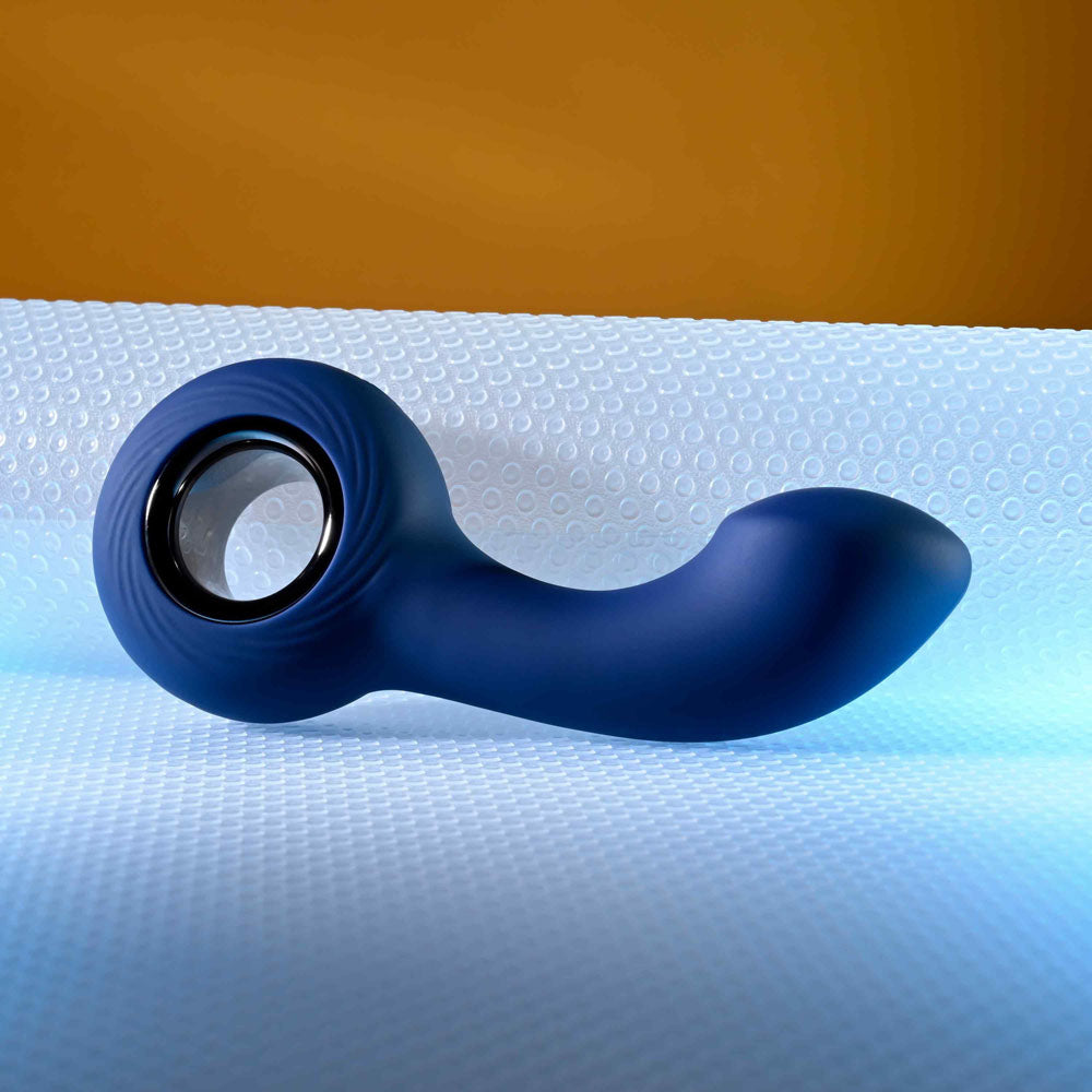 Zero Tolerance THE REACH - Blue 13.8cm USB Rechargeable Vibrating Anal Plug