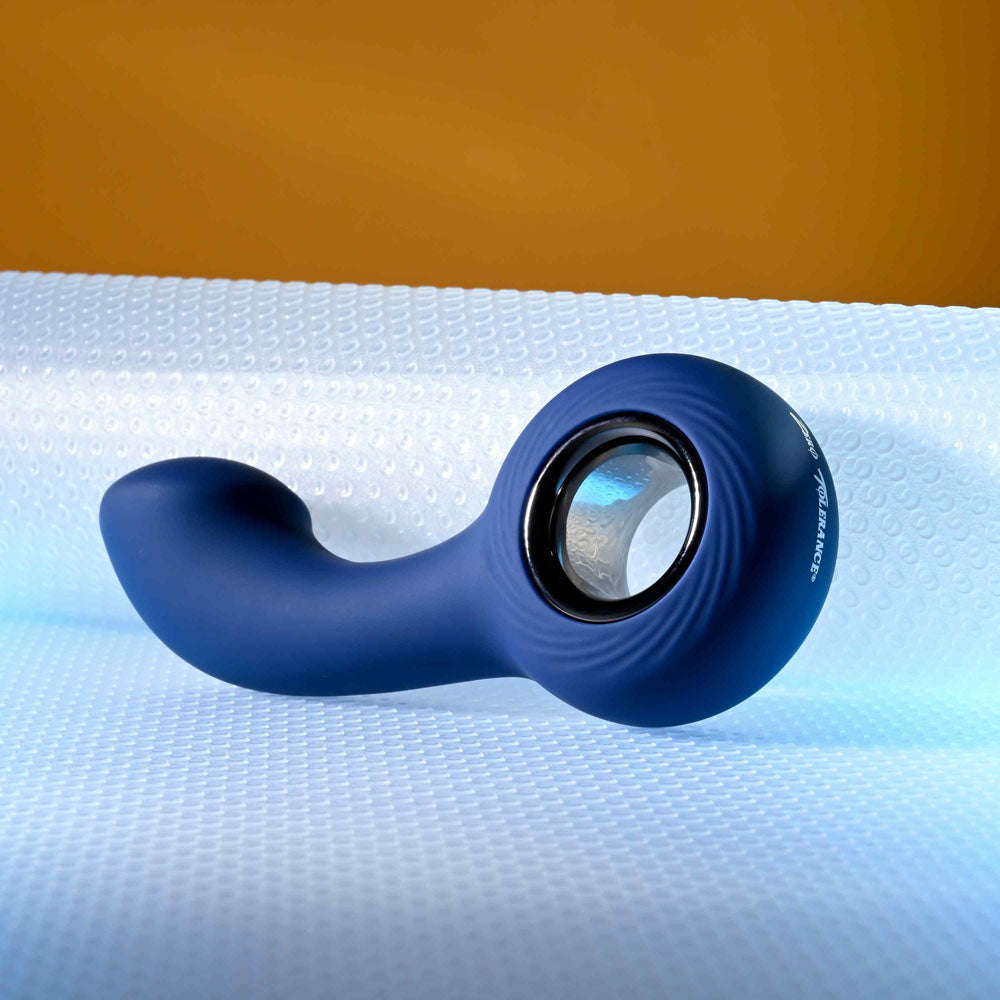 Zero Tolerance THE REACH - Blue 13.8cm USB Rechargeable Vibrating Anal Plug