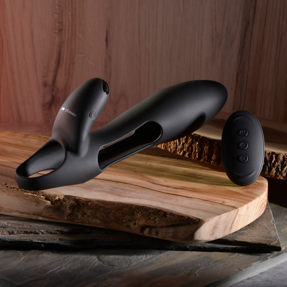 Zero Tolerance NAUTILUS - Black Vibrating Penis Extender Sleeve