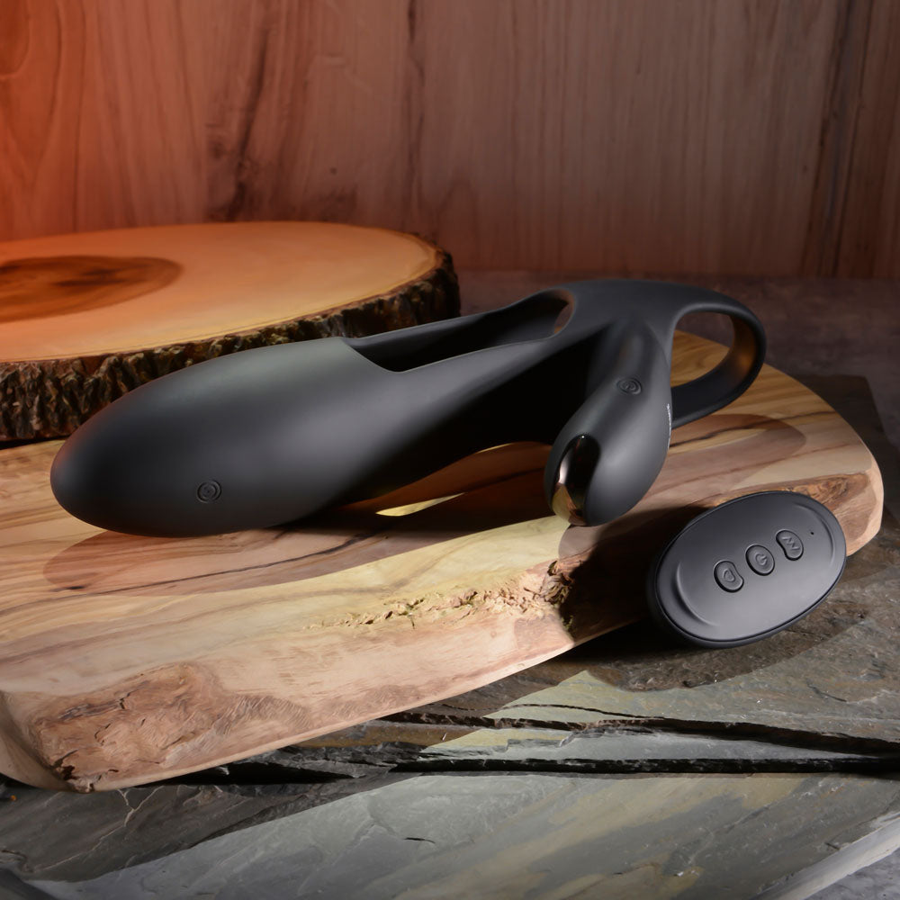 Zero Tolerance NAUTILUS - Black Vibrating Penis Extender Sleeve